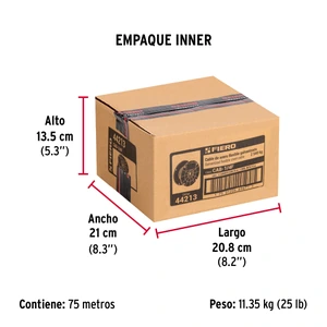 Fiero Metro de cable flexible 1/4