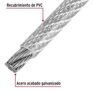 44218 / CAB-1/4RX Fiero Metro de cable rígido 1/4