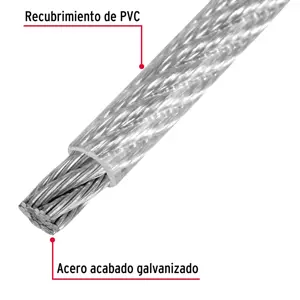 48808 / CAB-1/4RX3 Fiero Metro de cable rígido 1/4