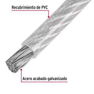 48806 / CAB-1/8RX3 Fiero Metro de cable rígido 1/8
