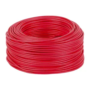 46059 / CAB-10R Rollo de 100 m de cable THHW-LS 10 AWG rojo, Volteck