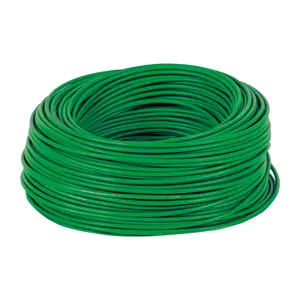 46064 / CAB-12V Rollo de 100 m de cable THHW-LS 12 AWG verde, Volteck