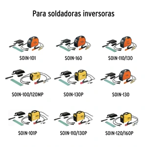 Truper Cable para soldadora inversora, con pinza de tierra, 200 A
