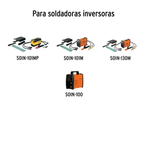 Truper Cable para soldadora inversora, con pinza de tierra, 200 A