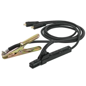 12107 / CAB-200 Truper Cable para soldadora inversora, con pinza de tierra, 200 A