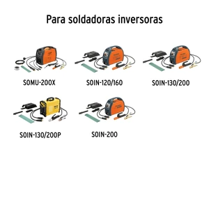 Truper Cable p/SOIN-200,120/160,130/200,SOMU-200X,c/pinza de tierra