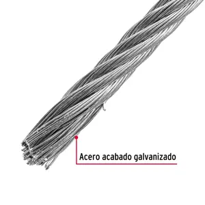 Metro de cable flexible 3/16