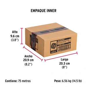Fiero Metro de cable flexible 3/16