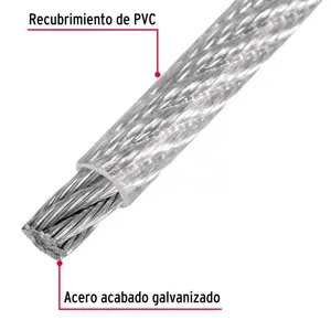 44217 / CAB-3/16RX Fiero Metro de cable rígido 3/16