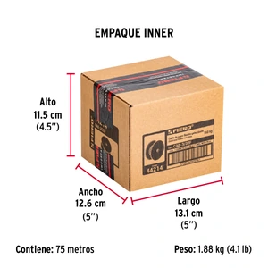 Fiero Metro de cable flexible 3/32