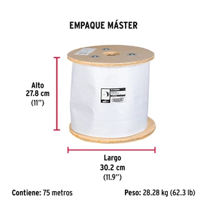 Fiero Metro de cable flexible 3/8