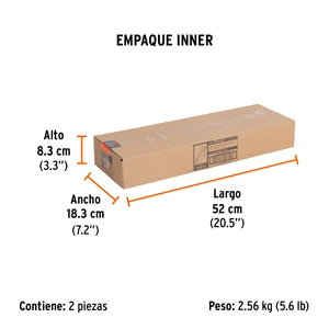 Truper Línea de vida 1.8m cinta políéster, absorbedor impacto, ANSI