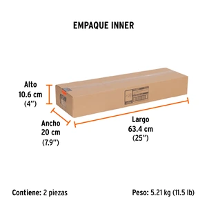 Truper Línea vida absorbedor impacto doble brazo gancho grande,ANSI