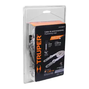 Truper Cable de posicionamiento cuerda de poliéster de 1.5 m