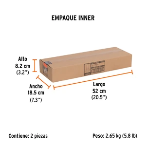 Truper Cable de posicionamiento cuerda de poliéster de 2 m, ANSI
