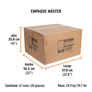 Truper Cable de posicionamiento cuerda de poliéster de 2 m, ANSI