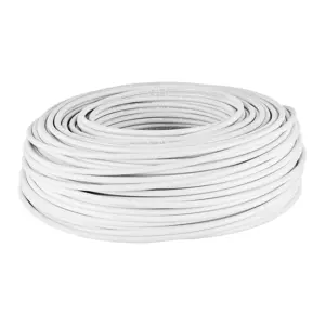 46054 / CAB-8B Rollo de 100 m de cable THHW-LS 8 AWG blanco, Volteck