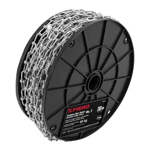44190 / CADE-20 Fiero Metro de cadena tipo Víctor de 2.0 mm en carrete de 30 m