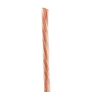40049 / CADES-12 Volteck Metro de cable desnudo de cobre calibre 12 AWG, rollo 25 m