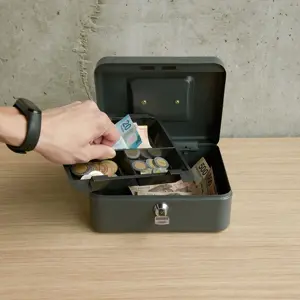 Caja para dinero, 20 cm, Hermex