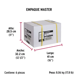 Caja para dinero, 25 cm, Hermex
