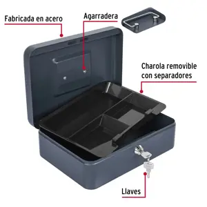 Caja para dinero, 25 cm, Hermex