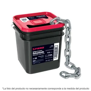 44270 / CAGA-3/16 Metro de cadena galvanizada de 3/16