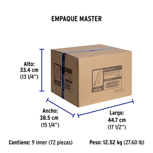 Calentador de inmersión p/agua #8 de 30 L, 1500 W, Volteck