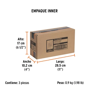 Blíster con 2 caimanes para cables pasa corriente, Truper
