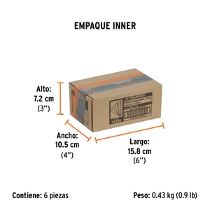 Calibrador de 15 hojas std / mm, Truper