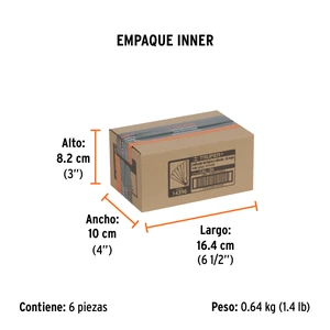 Calibrador de 26 hojas std / mm, Truper
