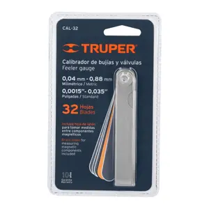 14397 / CAL-32 Calibrador de 32 hojas std / mm, Truper