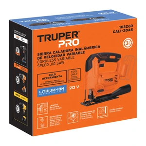 Sierra caladora 20V, sin accesorios, TRUPER PRO