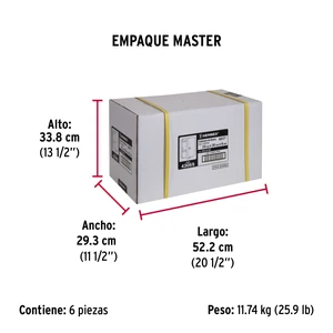 Caja con 60 ganchos para llaves, Hermex