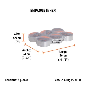 Cinta de aluminio de 48 mm x 30 m, Truper
