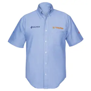 66011 / CAM-AZ-CXXXL Camisa manga corta para hombre, azul, EEEG, Truper