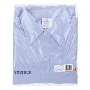 Camisa manga larga para mujer, azul, CH, Truper