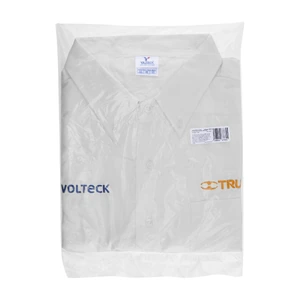 Camisa manga larga para hombre, blanca, EEEG, Truper