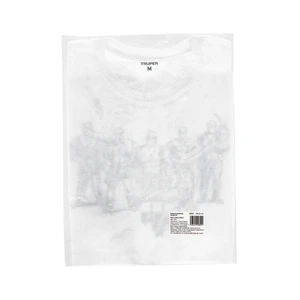 Playera cuello redondo para hombre, blanca, M, Truper