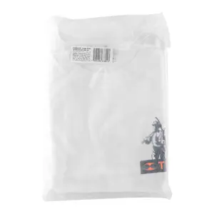 Playera cuello redondo para hombre, blanca, G, Truper