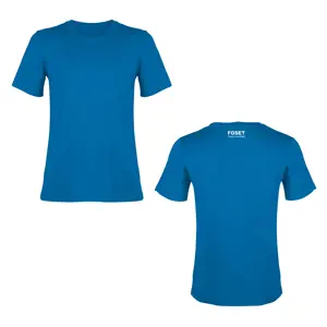 60420 / CAM-FOS-40 Playera cuello redondo para hombre, azul, G, Foset