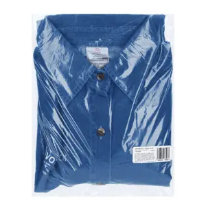 Camisa de mezclilla manga larga para mujer, G, Truper