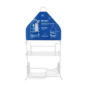49975 / CAN-2RE Organizador para regadera con cubierta plástica, Foset
