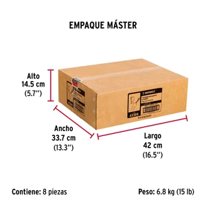 Hermex Caja con 100 candados para gancho y 1 llave magnética