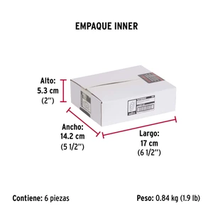 Cadena de 1.8 m de amarre para perro, 1.7 mm, Fiero