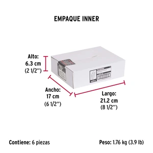 Cadena de 1.8 m de amarre para perro, 2.7 mm, Fiero