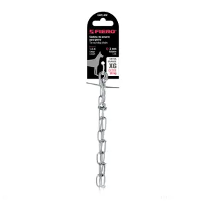 44316 / CAPE-40V Cadena de 1.8 m de amarre para perro, 2.9 mm, Fiero