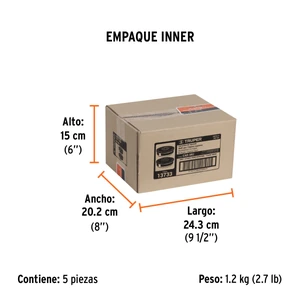Bolsa con 2 cartuchos de repuesto, multi gas, Truper