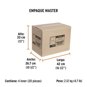 Bolsa con 2 filtros de repuesto R95, Truper