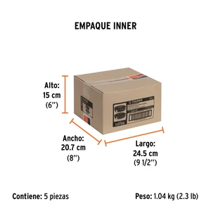 Bolsa con 2 cartuchos de repuesto, vapores orgánicos, Truper